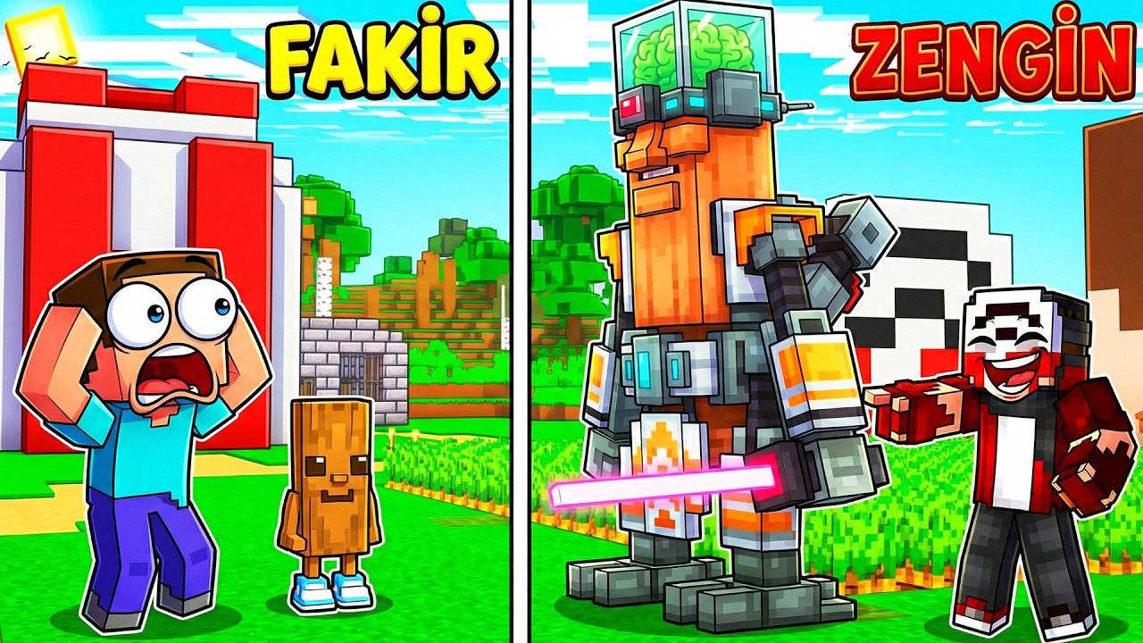 BalonCraft #796 - ZENGİN VS FAKİR SAHUR DÜKKAN YARIŞI ! - Minecraft