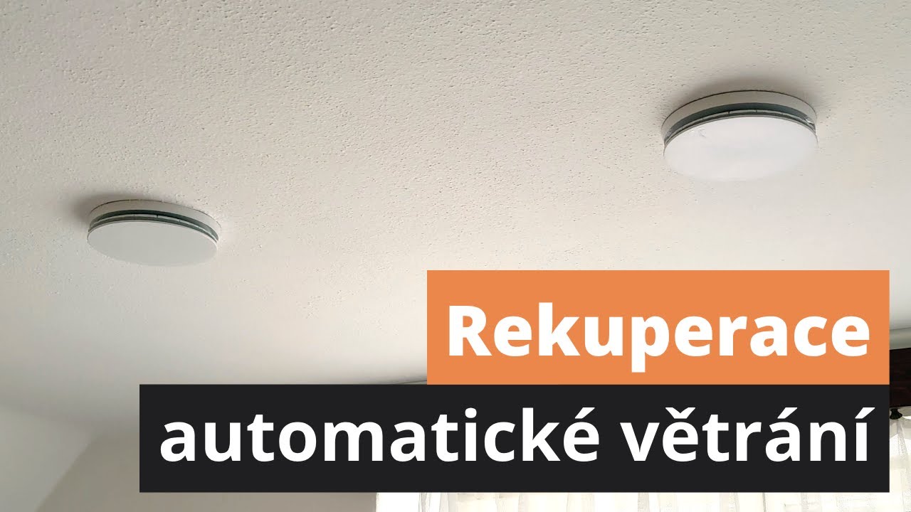 Rekuperace vzduchu pro RD - zpětné získávání tepla a integrace do HomeAssistent