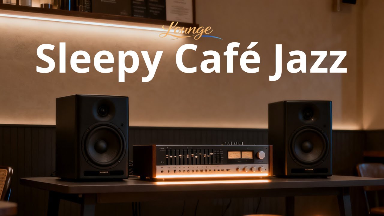 Sleepy Cozy Café Jazz & R&B 🌙 Soft Music for Deep Relax and Sleep