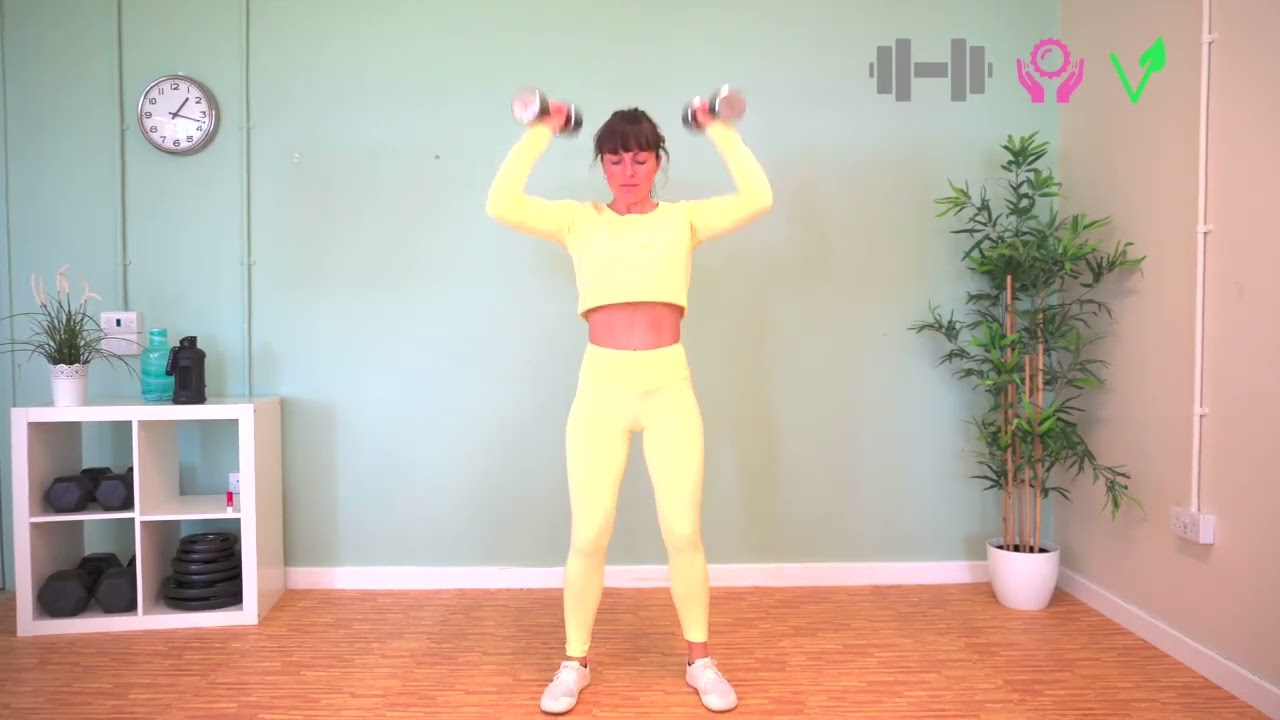 Squat to Overhead press