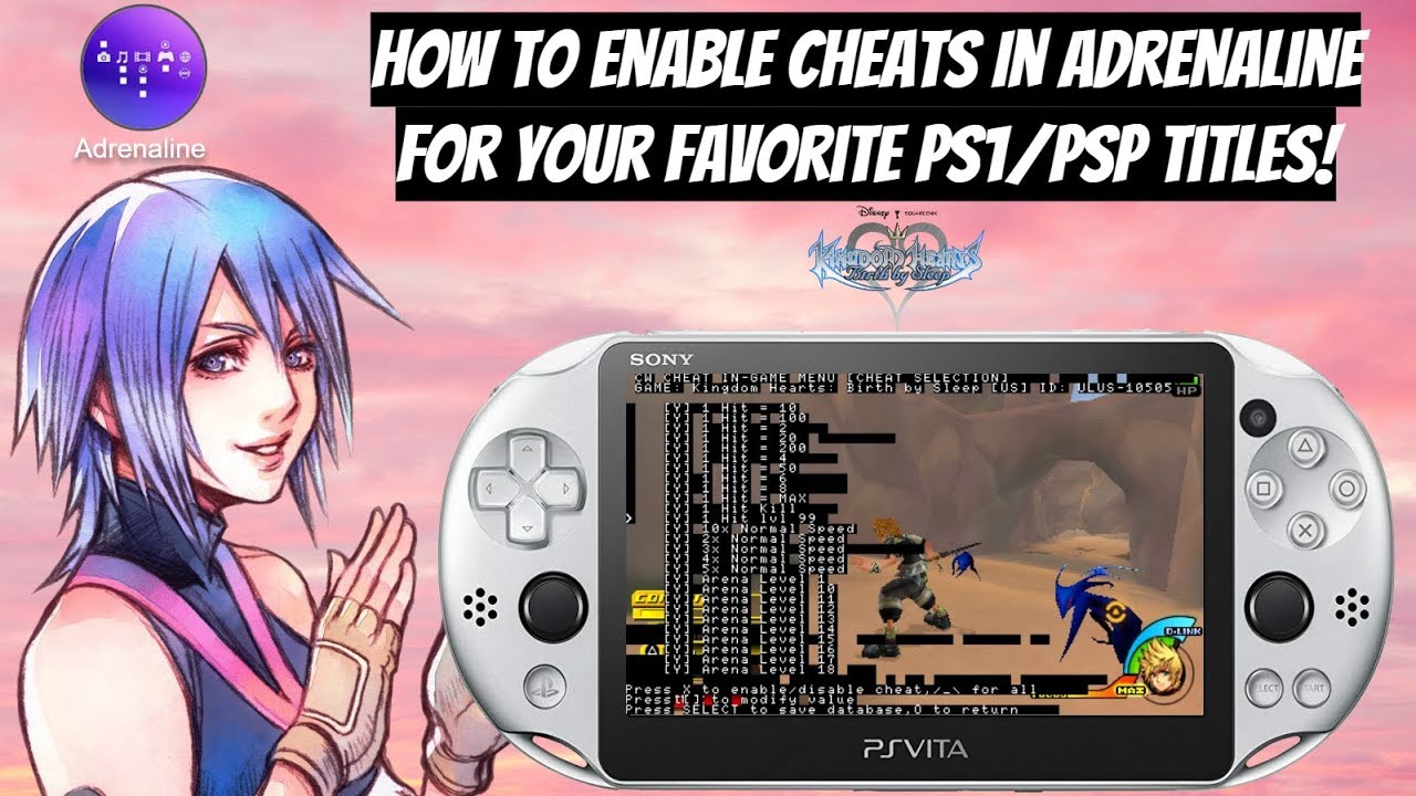 How To Enable Cheats In Adrenaline For Your Favorite PS1/PSP Titles! | CWCheat |
