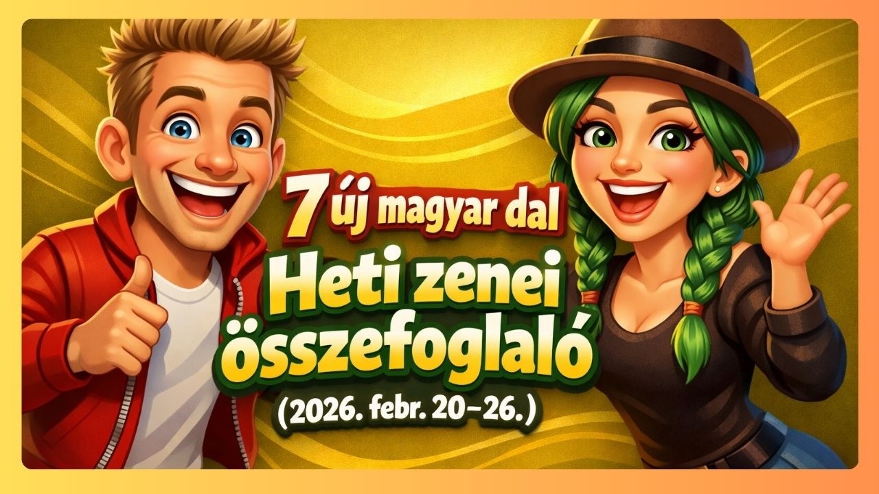 7 új magyar dal | Heti zenei összefoglaló (2026. febr. 20–26.)