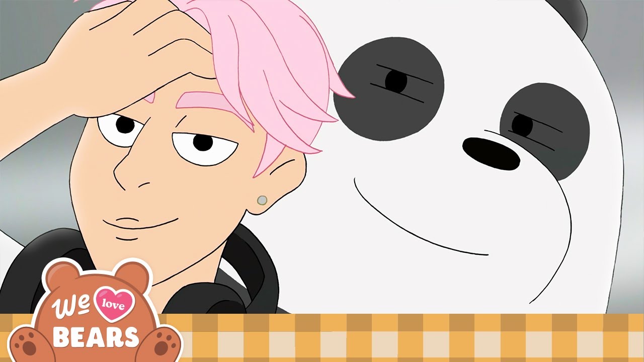 Bears Joins a Kpop Boy Band MONSTA X! 🐼🇰🇷🎤 | We Bare Bears | Cartoon Network