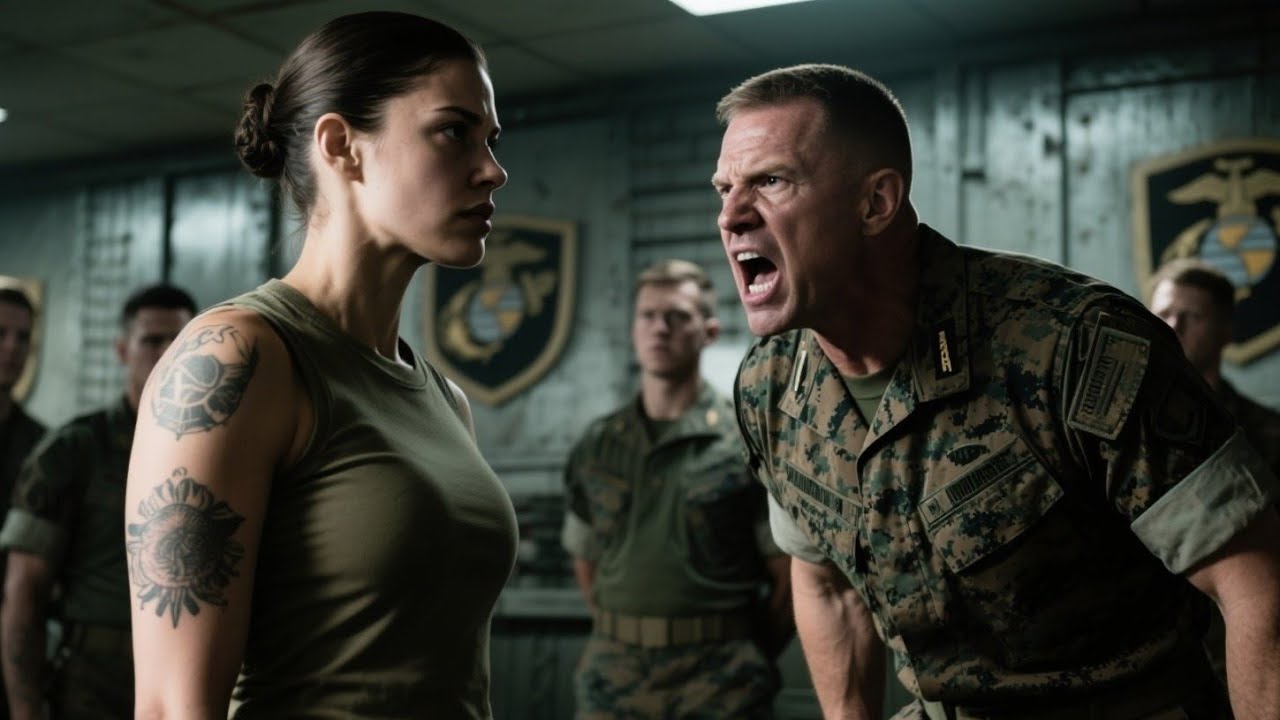 They Mocked Her Tattoo — The Base Commander Barked, “Take It Off! That Badge Isn’t for Trainees!” |