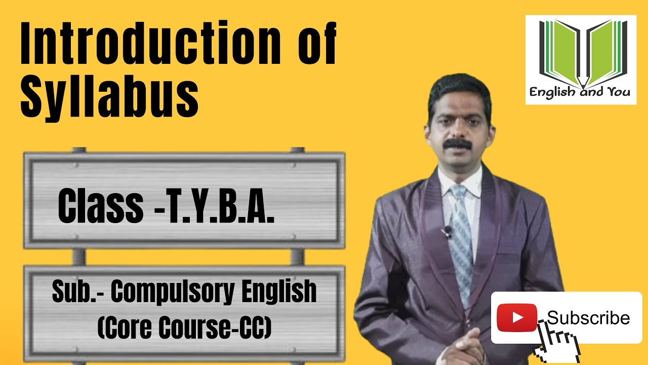 Introduction of Syllabus |T.Y.B.A. | Compulsory English (Core Course-CC)@EnglishandYou1