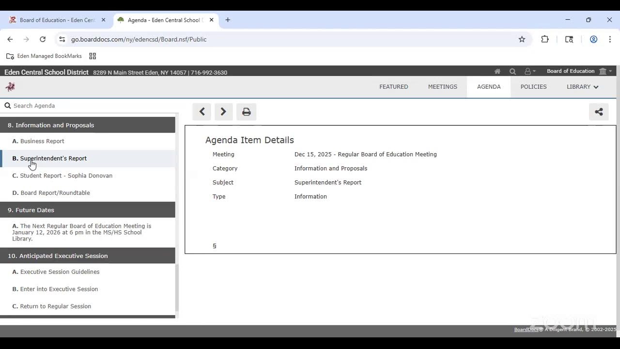 BOE Reoccuring YouTube