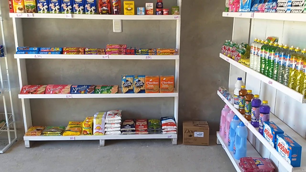 Mercearia pequena - Mostrando como ficou
