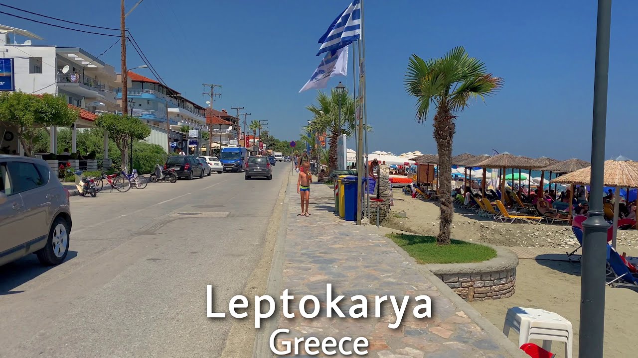 Leptokarya Greece Walking Tour 2022