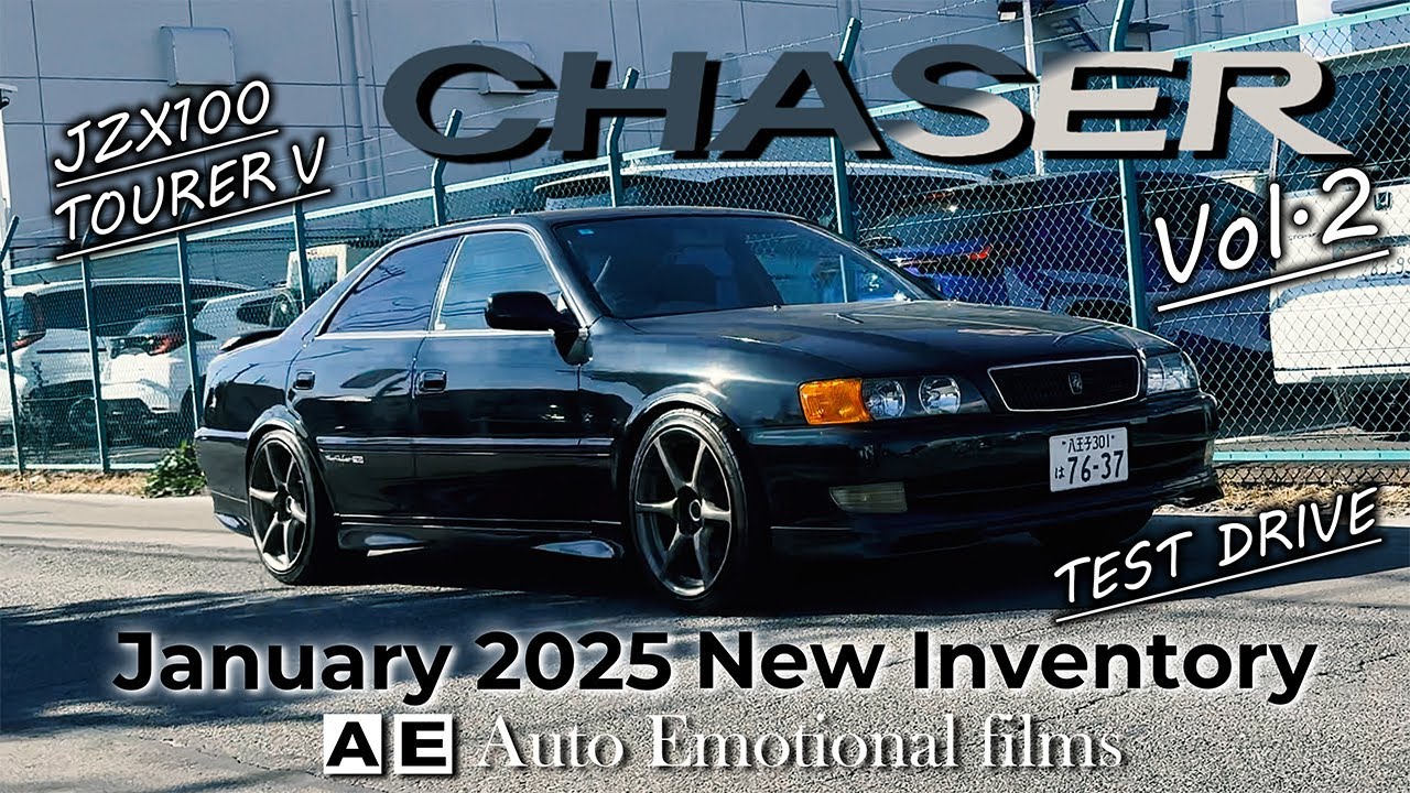 [JZX100 チェイサー ツアラーV 試乗編 Vol.2] 後半の動画はマフラーサウンドチェック&テストドライブ！1JZ-GTE×GPスポーツマフラーの快音をぜひご覧ください。スポーツカー 中古車
