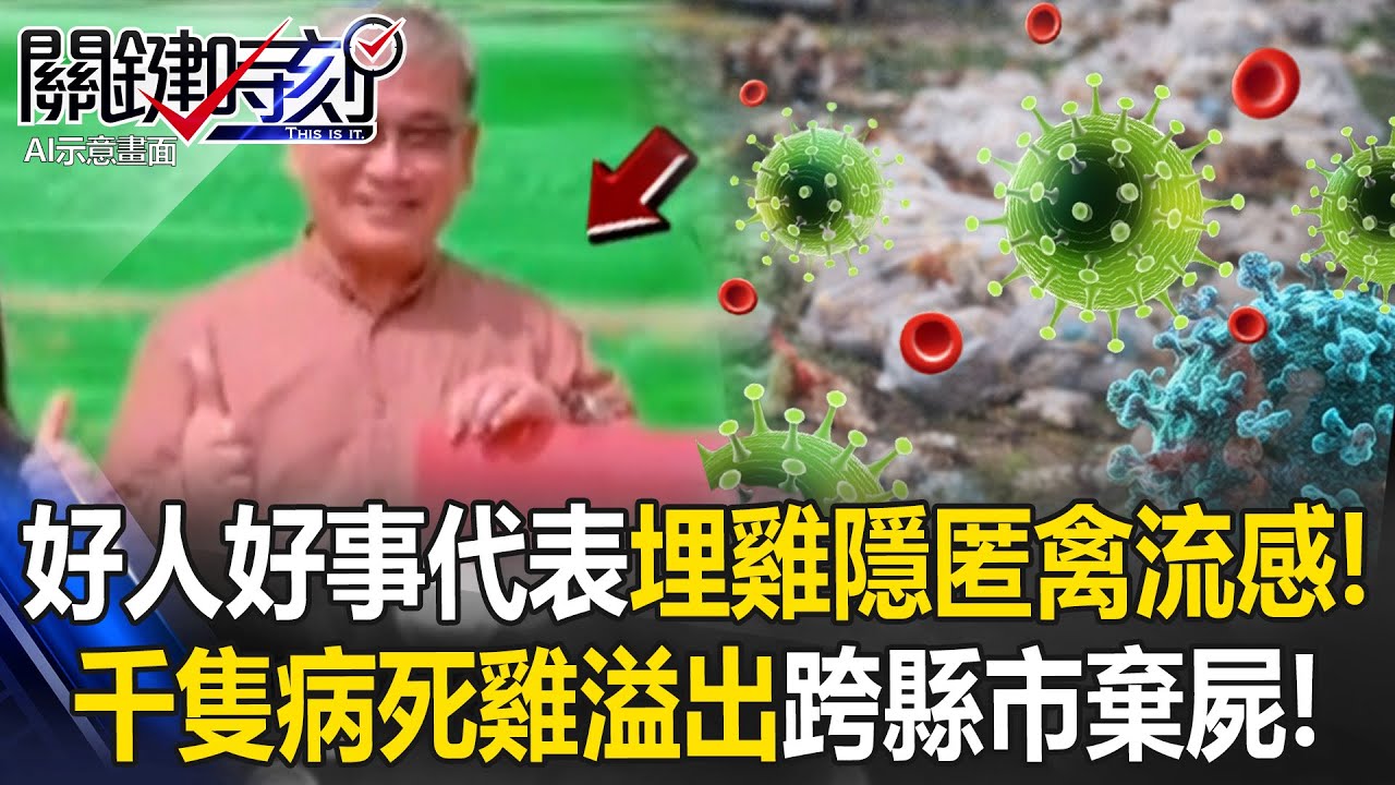 「好人好事代表」大量埋雞隱匿禽流感！ 千隻病死雞「埋不下溢出」跨縣市棄屍！【關鍵時刻】20260129-6 張炤和 吳政峰