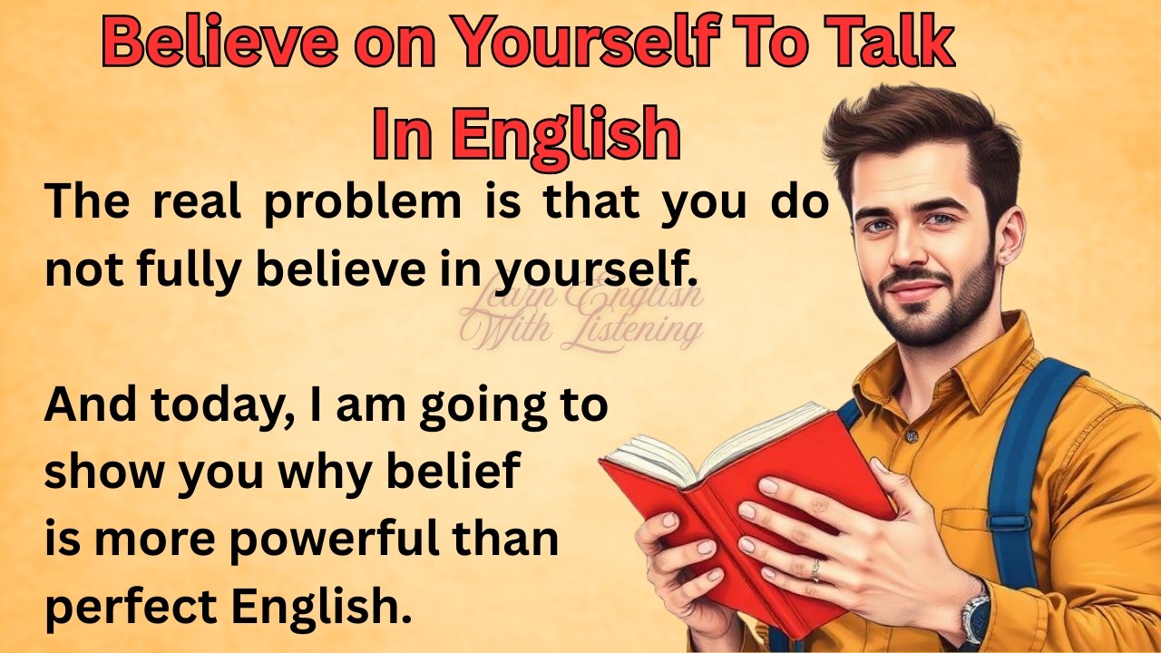 Believe on Yourself To Talk In English || Graded Reader || Improve Your English |Listen And Practice