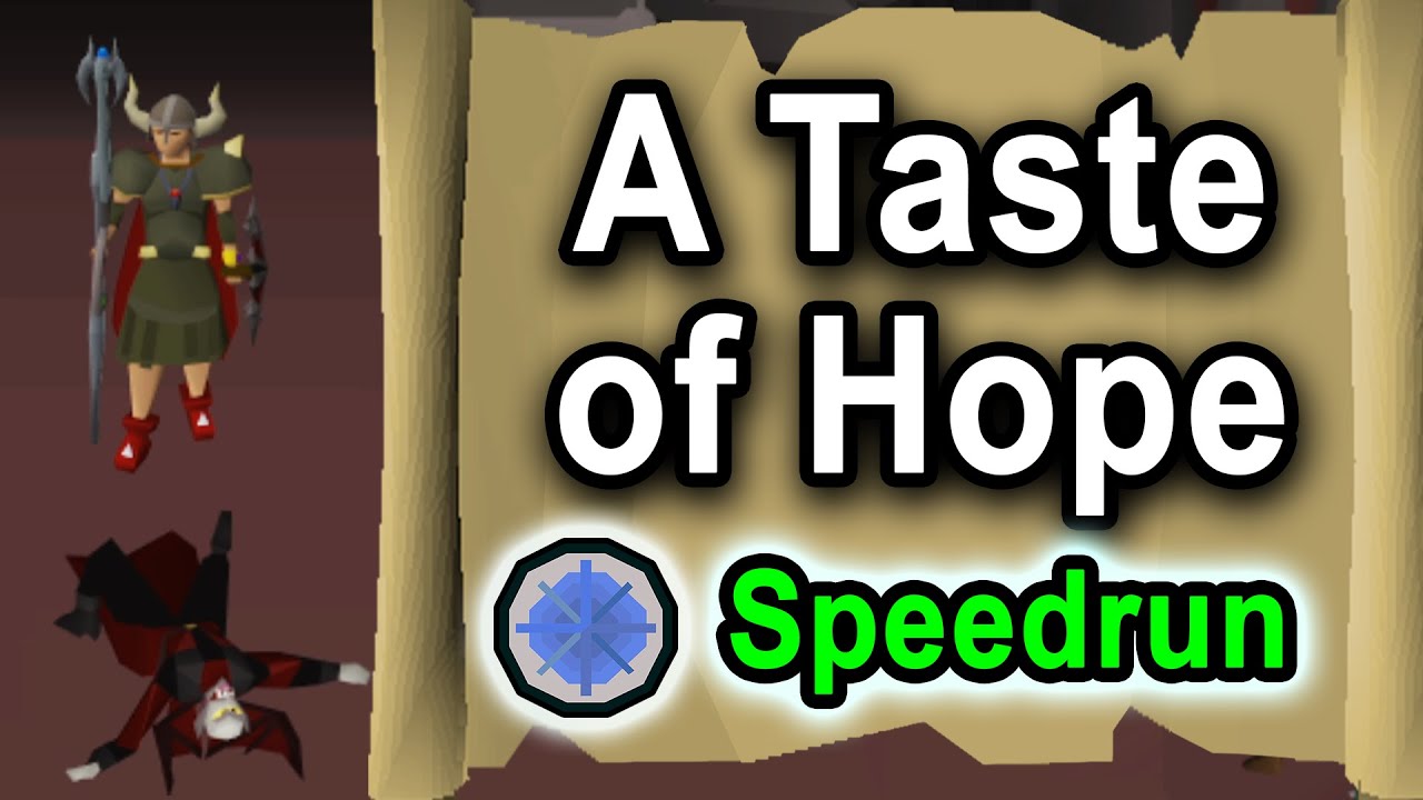 A Taste of Hope - Quest Guide OSRS