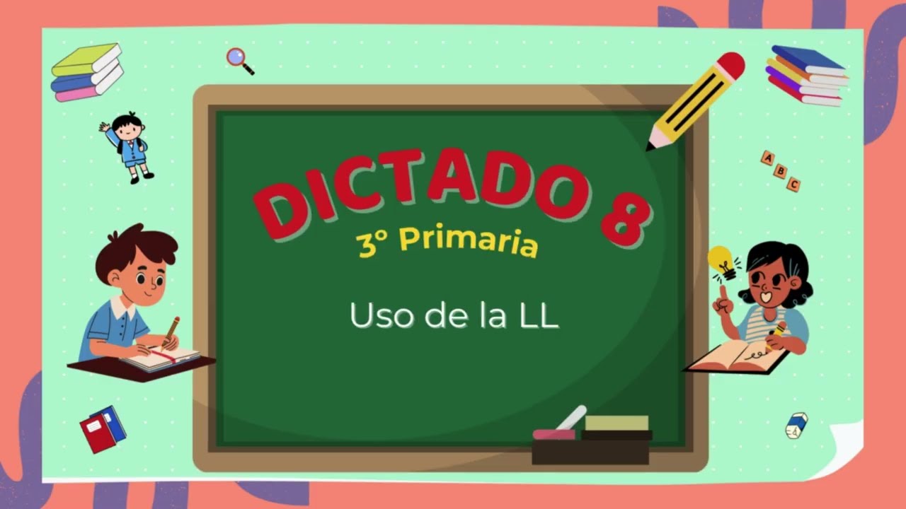 👉 Dictado 8 3&ordm; de Primaria ✏️ | Ortograf&iacute;a f&aacute;cil con Profe Josema