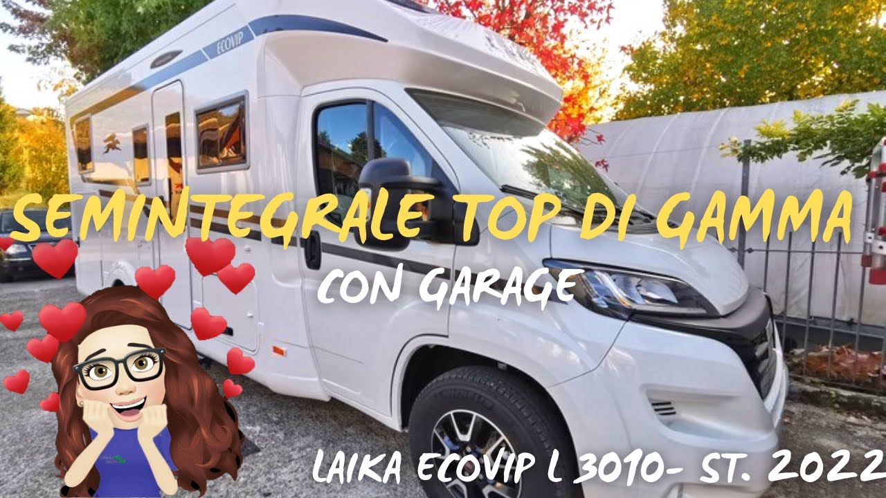 SEMINTEGRALE TOP DI GAMMA CON DOPPIO PAVIMENTO E AMPIO SPAZIO IN DINETTE - LAIKA ECOVIP L 3010