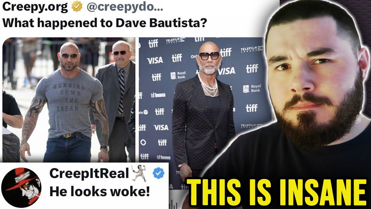 The Insane BACKLASH to Dave Bautista being 'Skinny' (TOXIC Male Body Standards need to END)