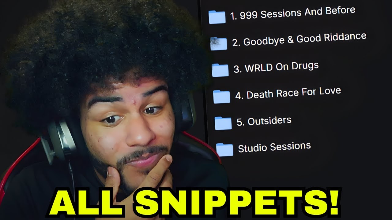 I Reacted to EVERY Juice WRLD Snippet&hellip;
