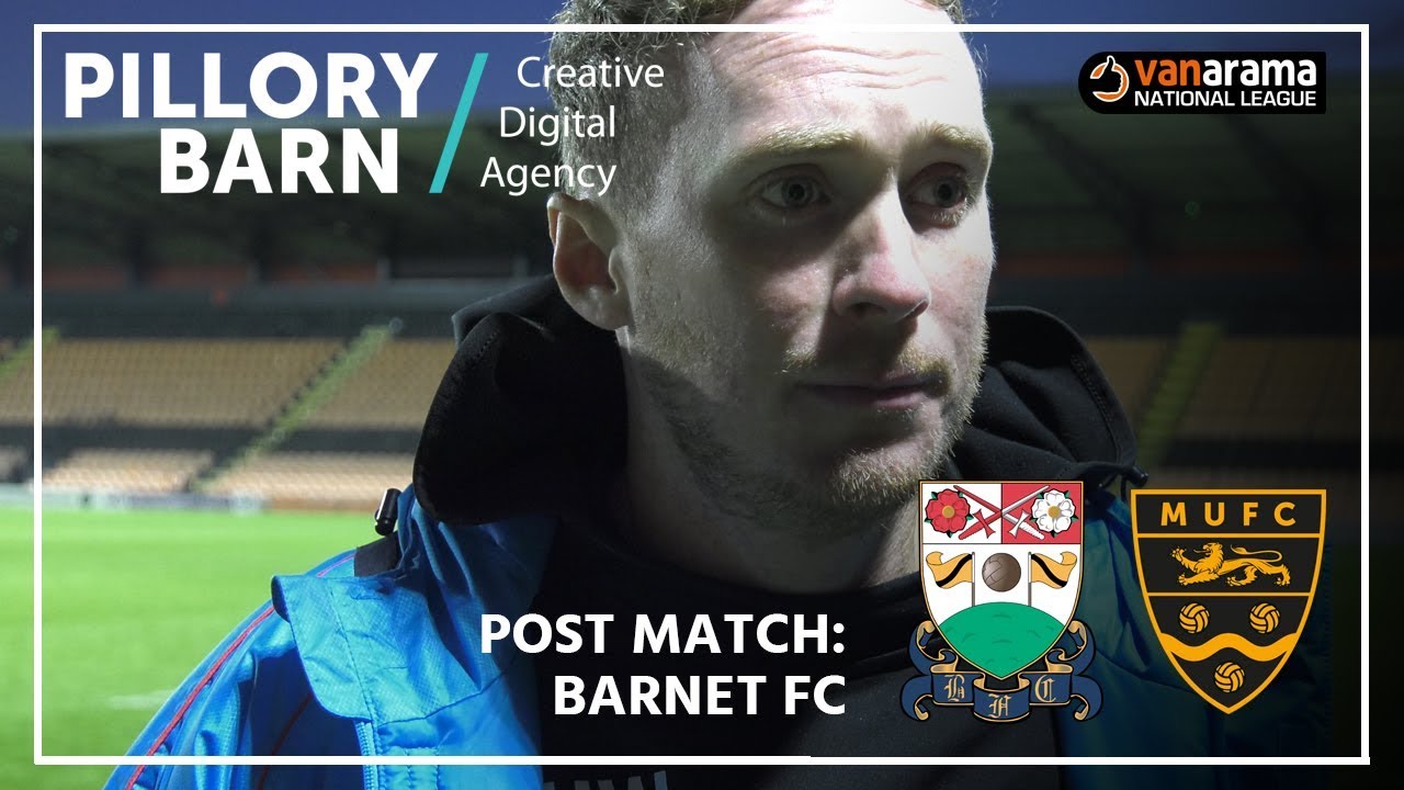 Post Match - Harry Wheeler Vs Barnet FC (03/11/18)