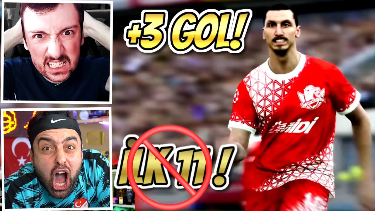YENERSEN İLK 11 İMİ SİLİYORUM 😱 MERVAN KIŞKIRTMA 😂 SADECE İBRAHİMOVİC CHALLENGE ! KAPIŞMA PES 2021 !