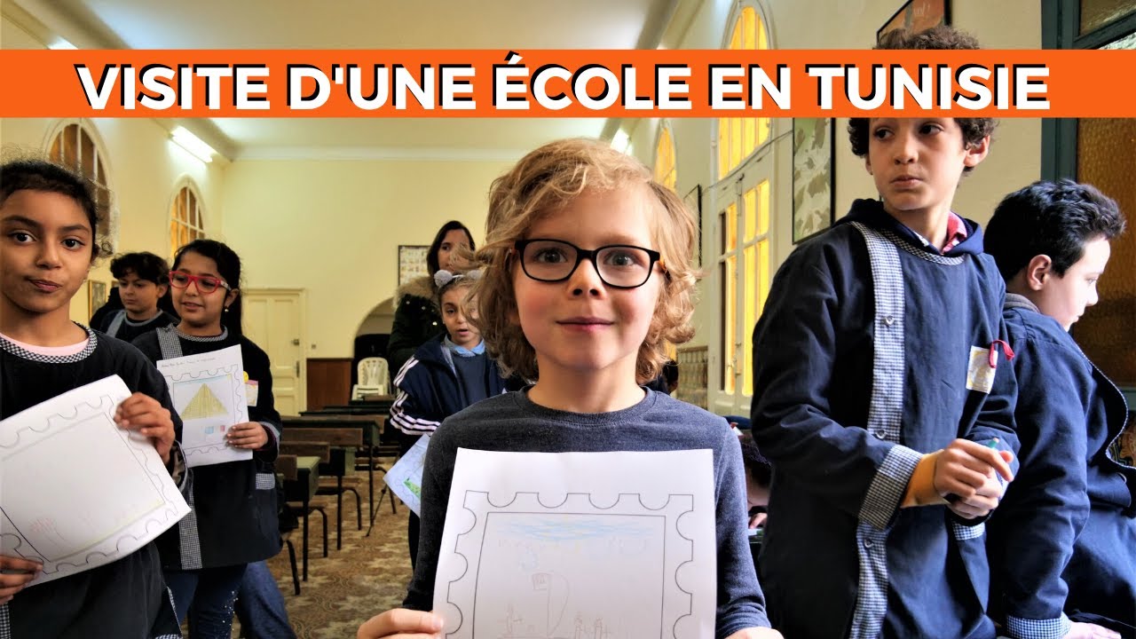 TUNISIE Visite d'une école avec EducarT 👩‍🏫 Dessine moi ta vie 🎨