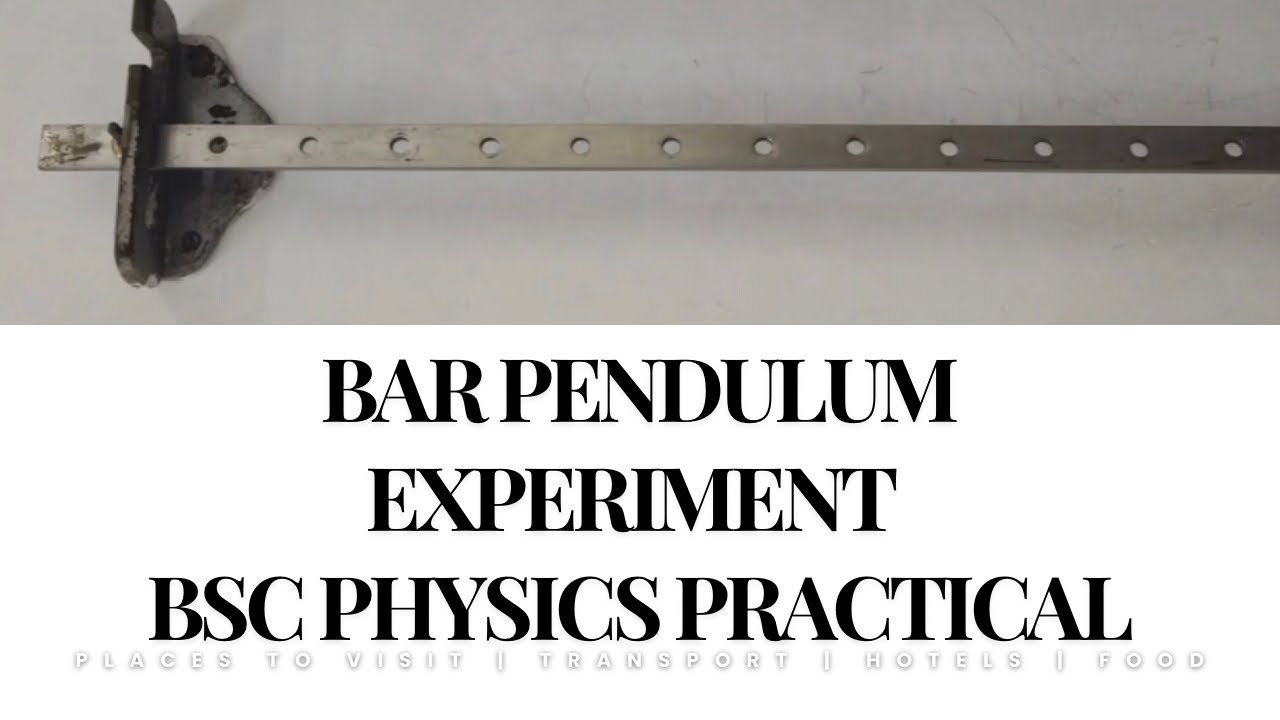 Bar Pendulum experiment //BSC Physics Practical