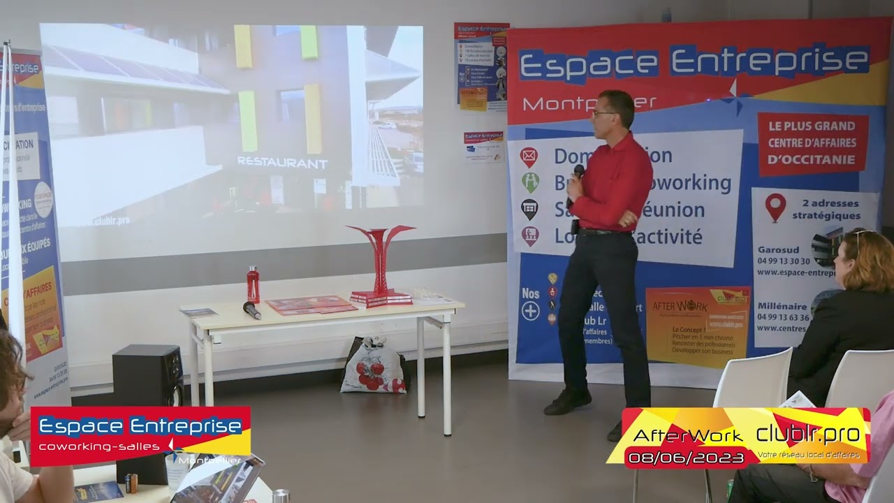 Nicolas DULION - Introduction Afterwork Club LR - Pitch Elevator - Espace Entreprise