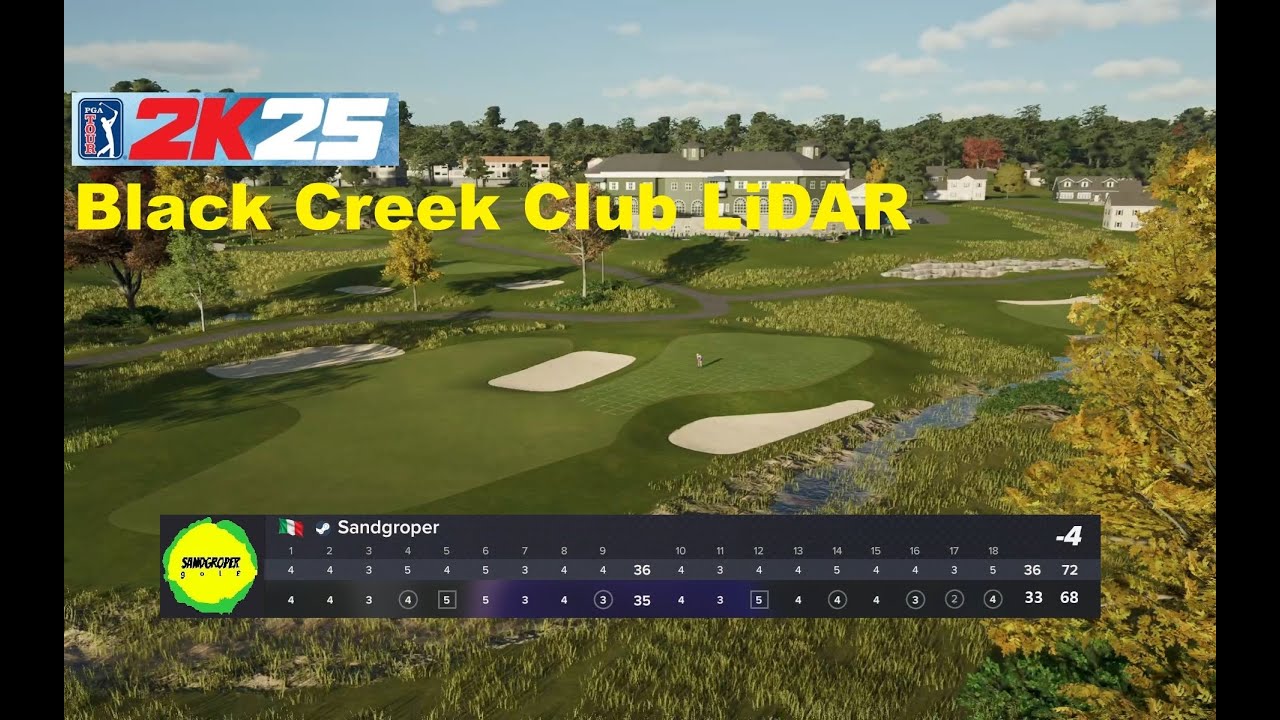 PGA Tour 2K25 - Black Creek Club LiDAR