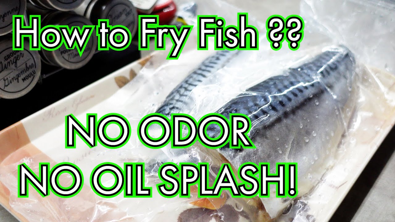 How to fry fish without an odor & oil splash‼️ *Best* way to pan fry fish