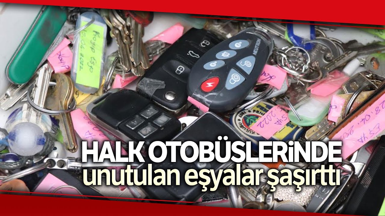 Halk Otobüsünde Unutulan Binlerce Malzeme Görenleri Hayrete Düşürüyor