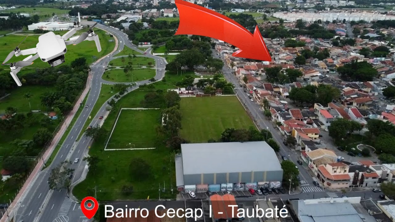 TAUBATÉ SOBREVOO NOS BAIRROS CECAP E QUIRIRIM