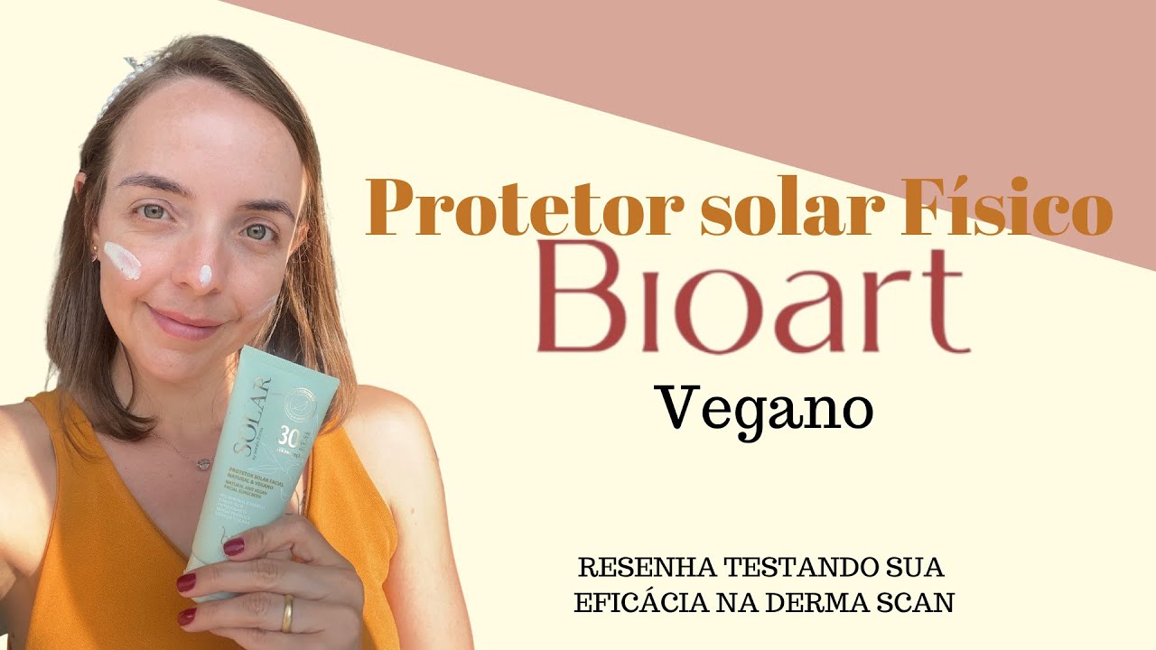 Resenha protetor solar físico BIOART. Será que fica branco?