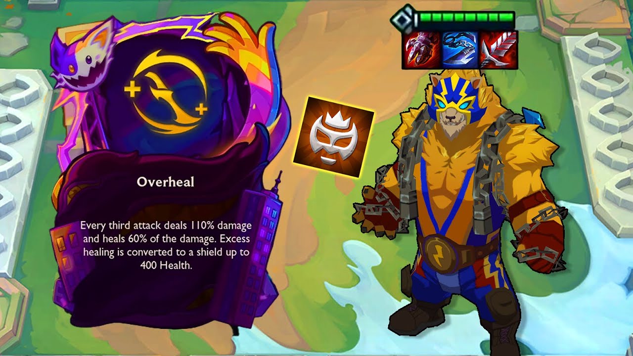 BRANCHING OUT GAVE ME LUCHADOR EMBLEM. SO I PLAYED OVERHEAL VOLIBEAR | TFT Set 15