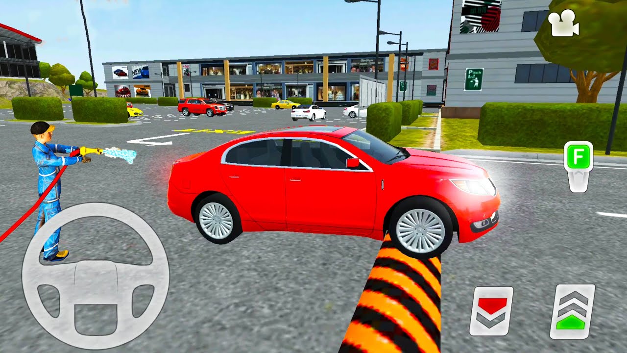Red Car Driving Simulator - Highway Gas Station Service #15 - Android Gameplay