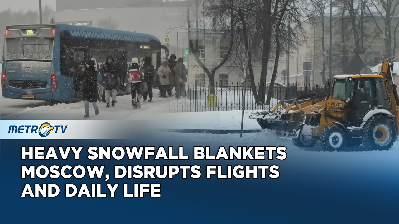 Record Breaking Snowstorm Hits Moscow, Mayor Mobilises Emergency Services