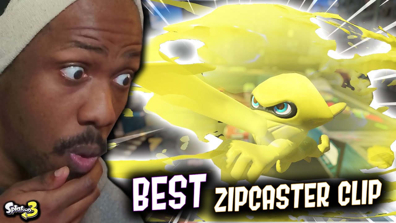 I Reacted to YOUR BEST Zipcaster Clips in Splatoon 3