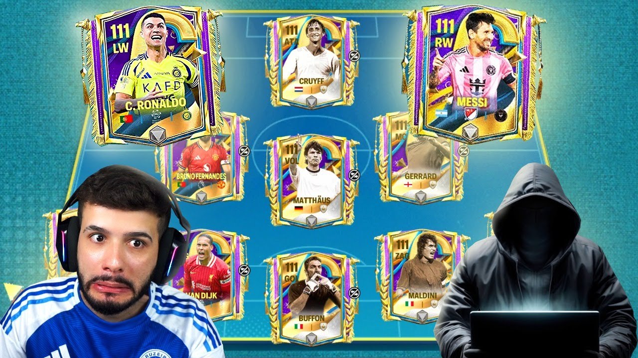 X1 CONTRA O DONO DA CONTA MAIS RARA DE CAPITÃES NO FC MOBILE!