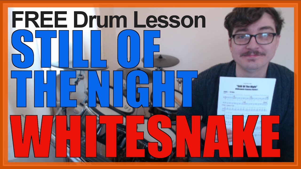 ★ Still Of The Night (Whitesnake) ★ FREE Video Drum Lesson | How To Play SONG (Aynsley Dunbar)
