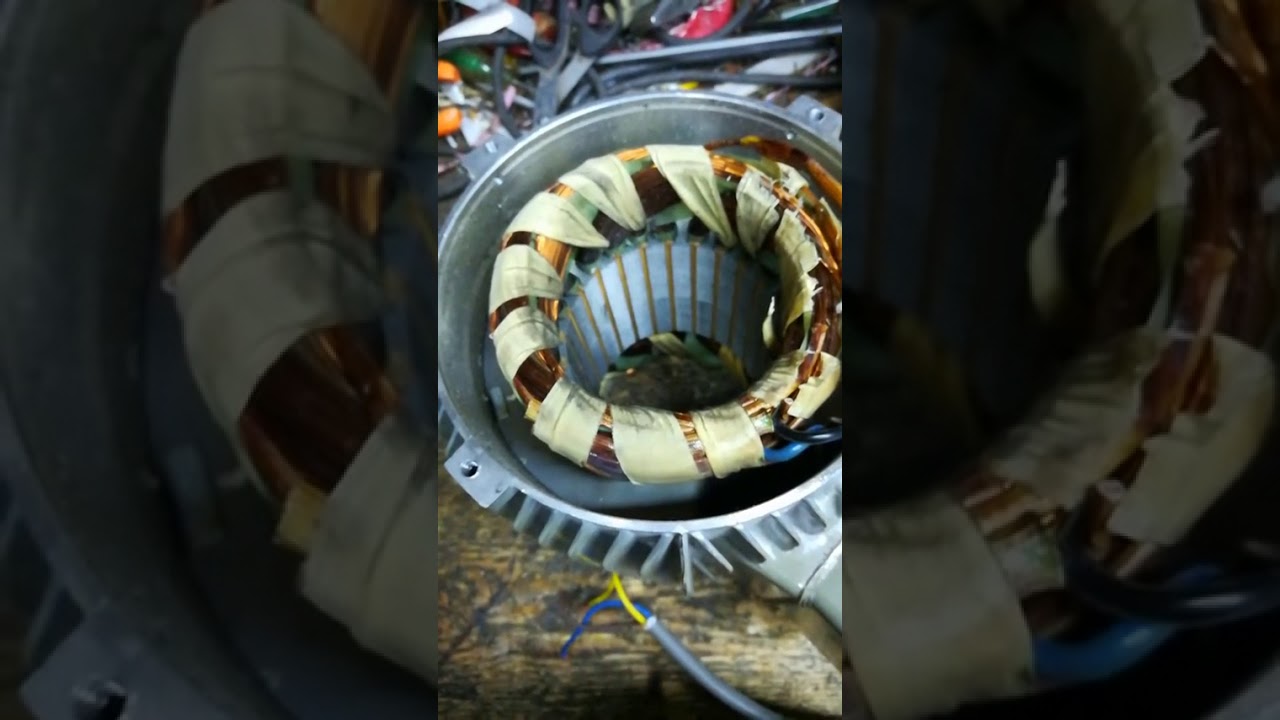 الطريقة الصحيحة لإعادة لف المحرك الكهربائي