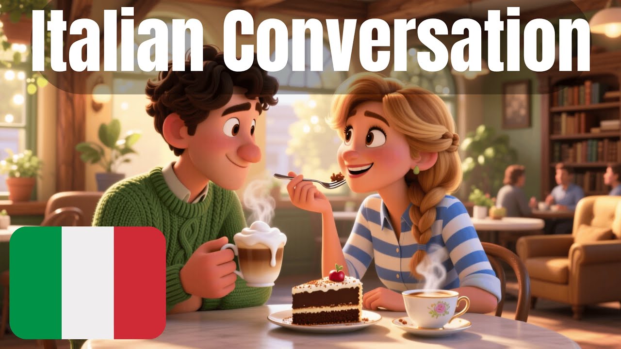 Learn Italian: A Real Conversation in a Café (Beginner Friendly)