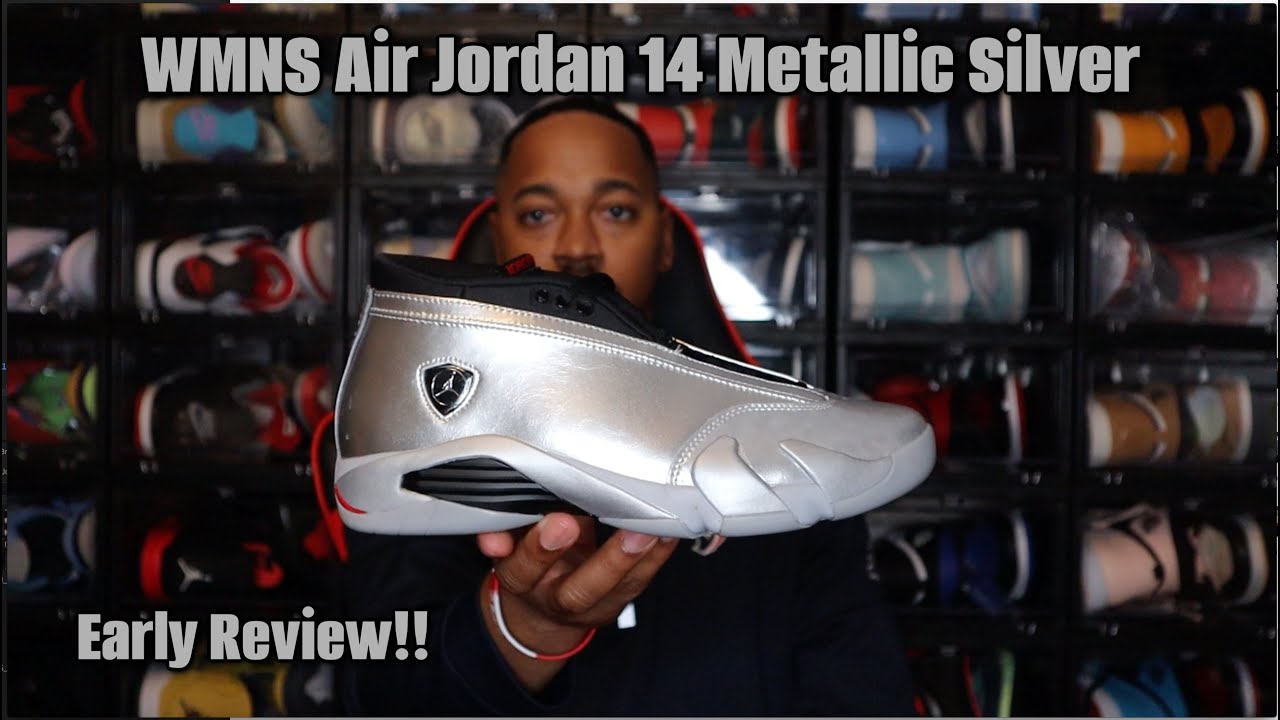 FIRST LOOK: WMNS AIR JORDAN 14 LOW METALLIC SILVER EARLY REVIEW