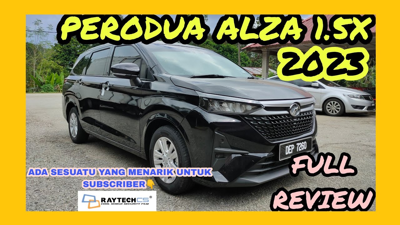 FULL REVIEW PERODUA ALZA 1.5X 2023 ELEGENT BLACK