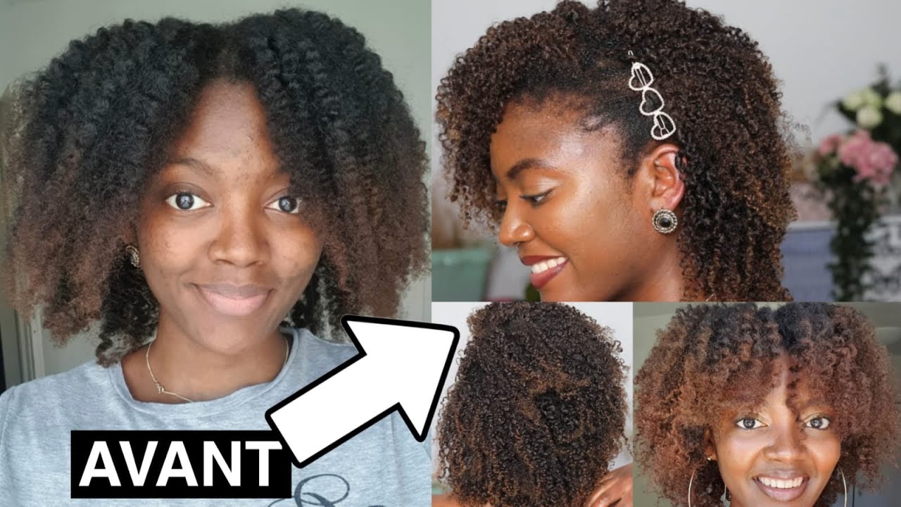 Je COLORE de nouveau mes CHEVEUX CREPUS en blond et marron!🥰 - SANS CASSE!! ✨