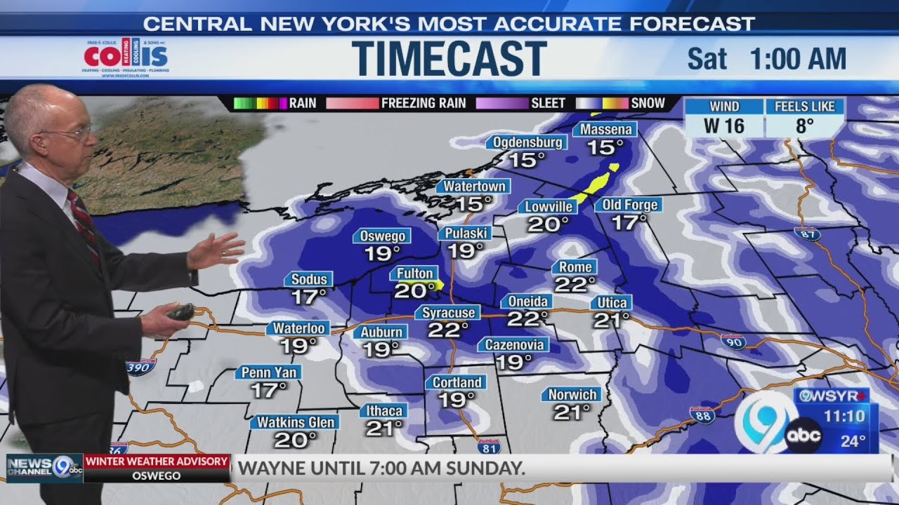 Storm Team Forecast: 11 pm Friday February 6th