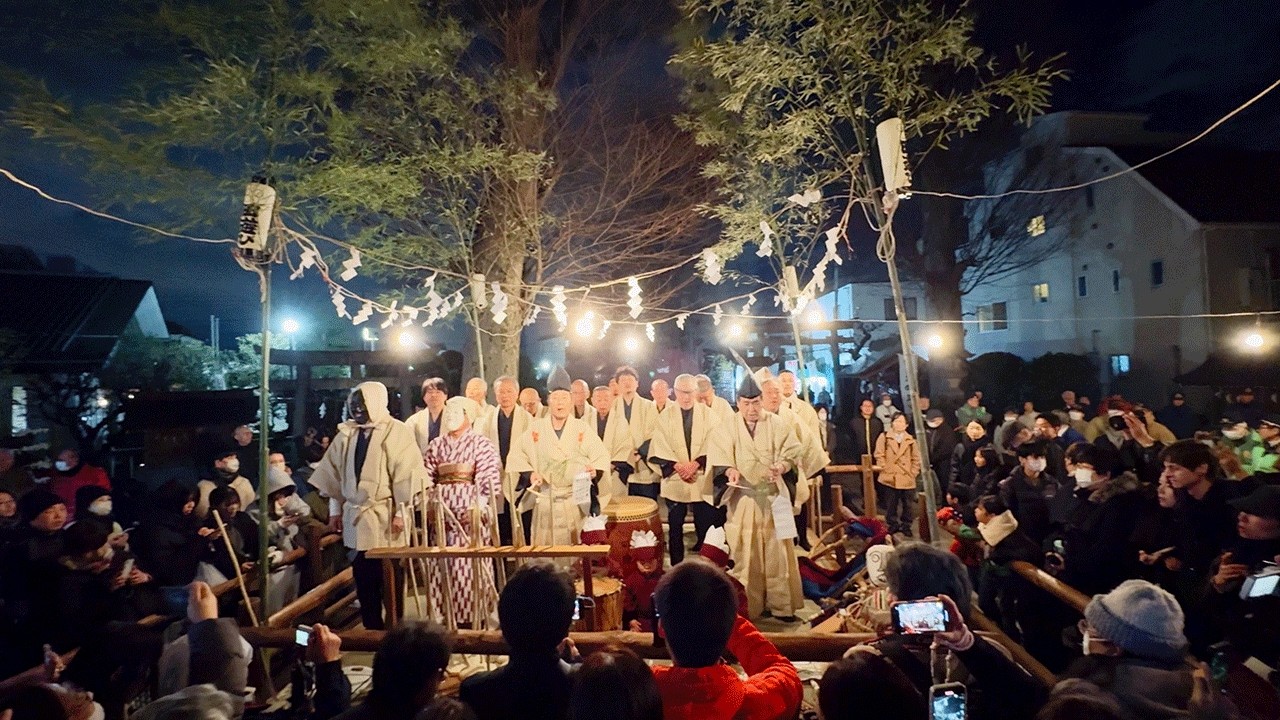 徳丸北野神社 板橋の田遊び　尊い !!! 東京23区に残る古えの儀式