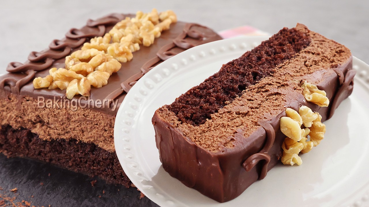The BEST Chocolate Mousse CAKE (no cream cheese, no gelatin)