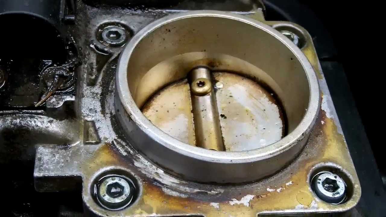 Mercedesw w202 c230 throttle body removal and cleaning..seafoam smokeshow at end