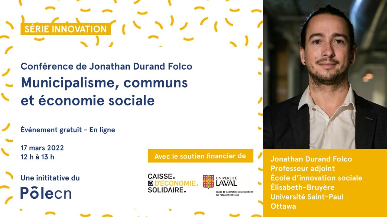 Municipalisme, communs et économie sociale