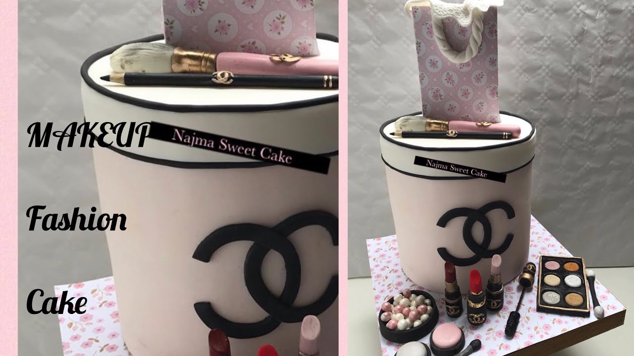Make Up Fashion Cake | How To Make Torta decorada con Maquillaje Tan Dulce Najma Sweet cake