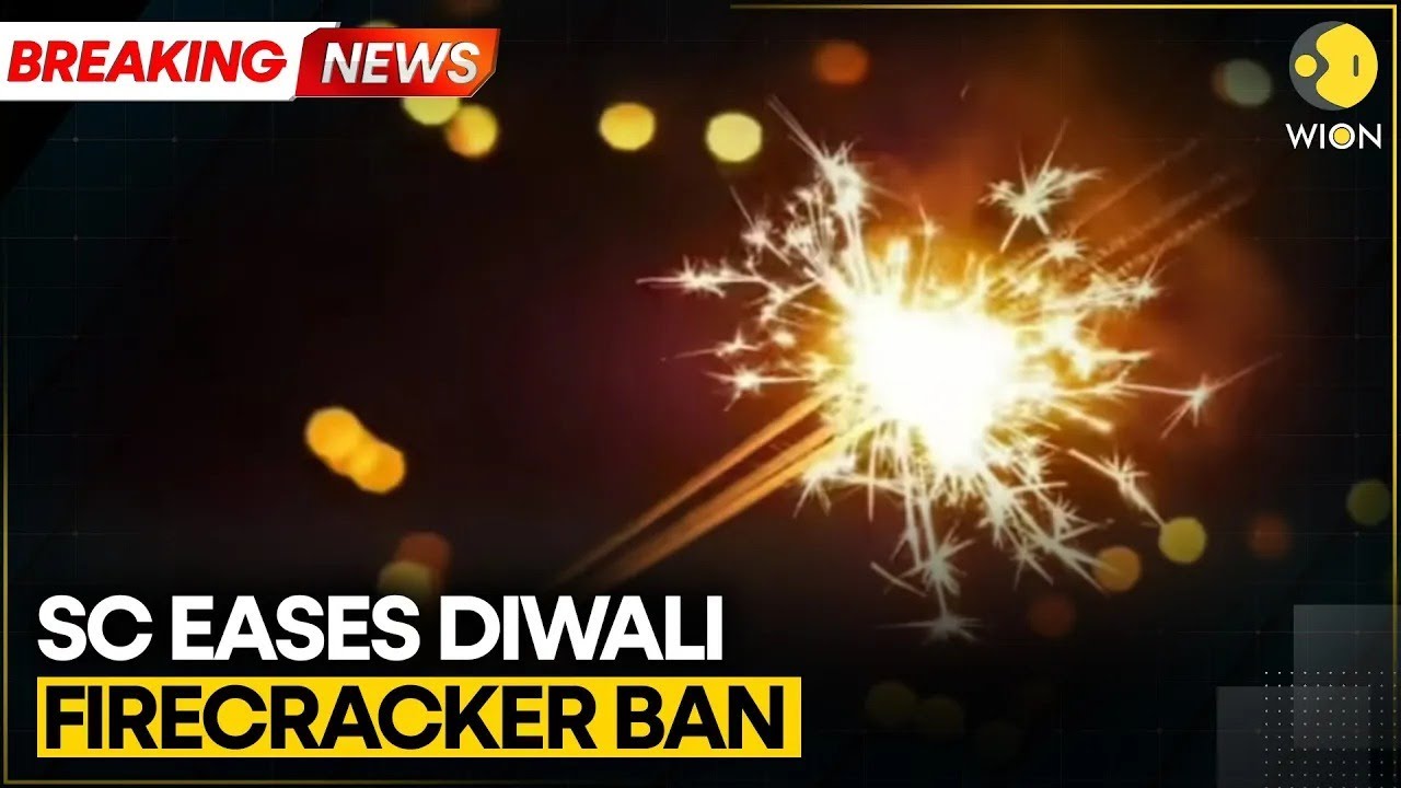 India: Supreme Court Relaxes Firecracker Ban in Delhi-NCR for Diwali | WION BREAKING