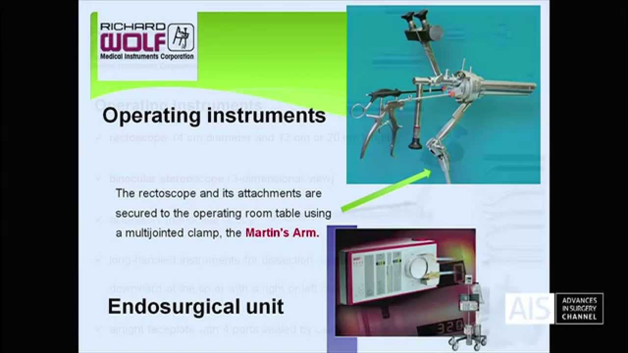 Technical Differences Between TAE, TEM, TEO and TAMIS - Dr. Salvadora Delgado