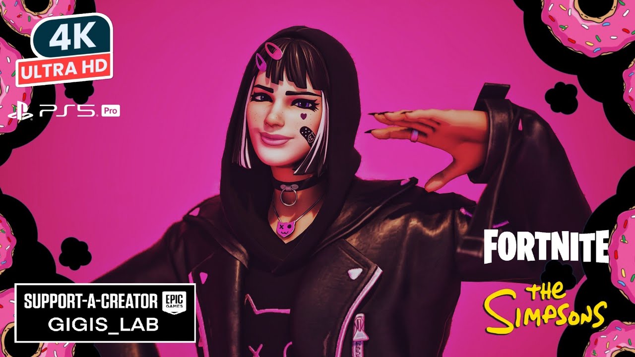 FORTNITE / THE SIMPSONS On PS5 PRO Gameplay HALLEY Skin Showcase Before You Buy Review 4K HDR
